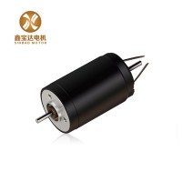 Rated voltage 12V 1630 model double output shaft coreless brush dc motor